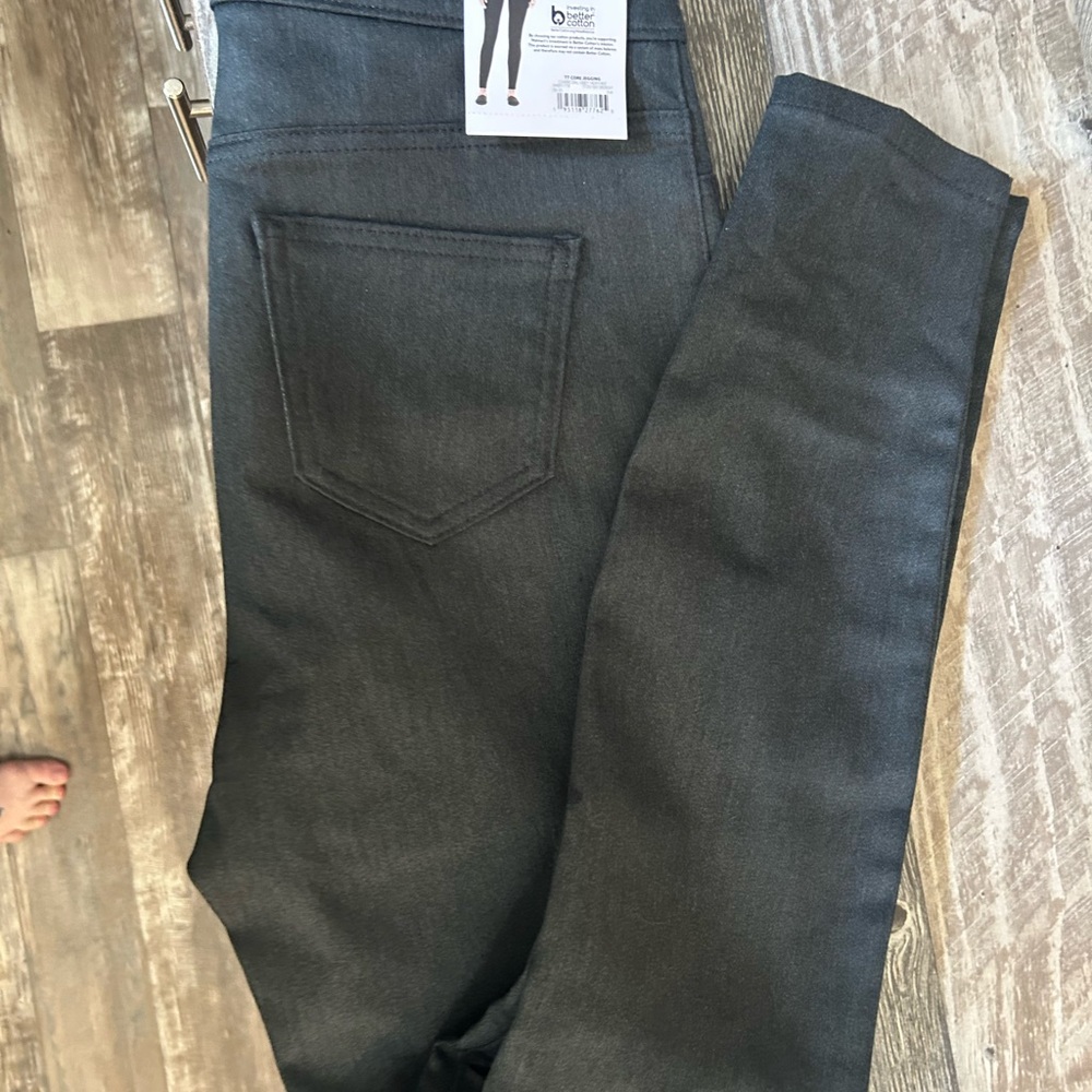 Time and Tru Men's Dark Gray Skinny Jeans